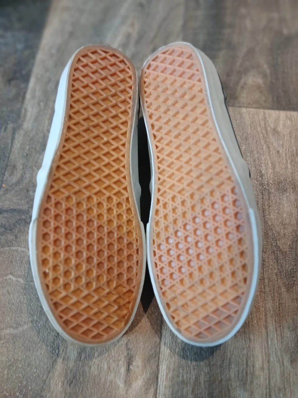 Vans Slip-On Loafer in Gray and Brown Accent
